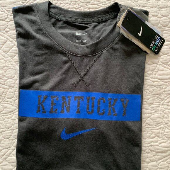 NEW w/Tags Men's Unisex Nike Black Kentucky DRI-FIT SS T-Shirt | SMALL - Picture 7 of 9